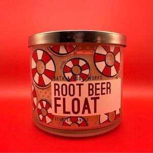 Bath & Body Works Retired Rare Root Beer Float 14.5oz 3-Wick Candle - NEW